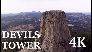 Devils Tower  4K Drone [upl. by Mary790]