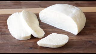 How to Make Mozzarella Cheese 2 Ingredients Without Rennet  Homemade Cheese Recipe [upl. by Noryt67]