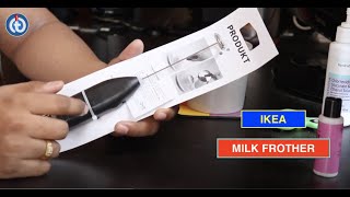 IKEA MILK FROTHER Review amp Battery Installation [upl. by Anuhsal732]