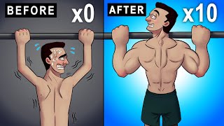 Go from 0 to 10 PullUps FAST [upl. by Tonry768]