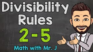 Divisibility Rules 2 3 4 amp 5 [upl. by Delinda913]