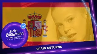 Spain 🇪🇸 returns to the Junior Eurovision Song Contest [upl. by Yerocal916]