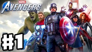 Marvels Avengers  Gameplay Walkthrough Part 1  Campaign Story Mode Intro PS4 [upl. by Ennirac]