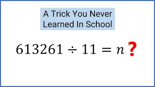 Divisibility by 11 rule [upl. by Emarie]