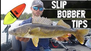 Slip Bobber Walleye Fishing Tips [upl. by Lyrem]