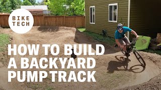 How to build a backyard pump track [upl. by Llenrub958]