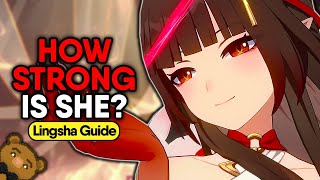 A COMPLETE Guide to Lingsha   Best Relics Best Build Teams [upl. by Landan]