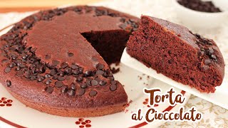 TORTA MORBIDA AL CIOCCOLATO  Ricetta Facile e Senza Uova  Chocolate Cake [upl. by Clarence675]