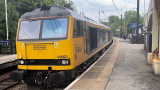 Class 60 60021 Passing Shipley [upl. by Nurav]