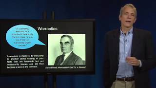 Contract Law 60 IV Warranties and Representations of Fact [upl. by Seigler]