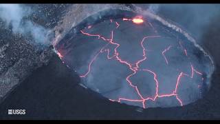 Kīlauea Summit Eruption — Lava Returns to Halemaʻumaʻu [upl. by Nesral]