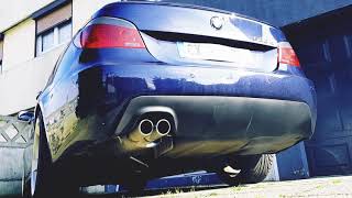 Bmw 530d e60 downpipe full inox [upl. by Ernie941]