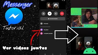 Cómo ver videos juntos online en Messenger Tutorial Android [upl. by Kath284]