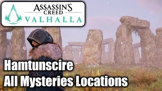 Assassins Creed Valhalla  Hamtunscire All Mysteries Locations amp Solutions [upl. by Darla433]