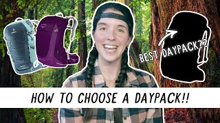 How to Choose a Hiking DAYPACK  Miranda in the Wild [upl. by Krm]