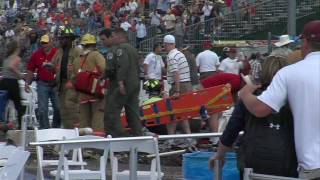 Original Raw Footage Reno Air Race Plane Crash 2011 Ground Rescue [upl. by Norahs]