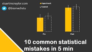 Ten Statistical Mistakes in 5 Min [upl. by Levine118]