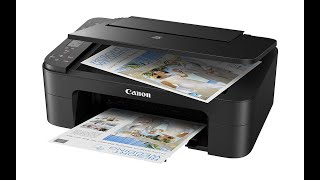 Canon PIXMA TS3350 Multifunction Wifi Printer Black  Test [upl. by Steffie602]