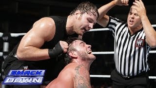 CM Punk vs Dean Ambrose SmackDown Dec 6 2013 [upl. by Euphemie]