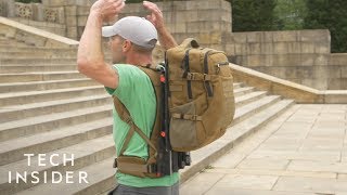 Floating Backpack Will Reduce Weight On Shoulders And Back [upl. by Aicirtam]