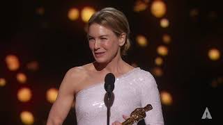 Renée Zellweger wins Best Actress  92nd Oscars 2020 [upl. by Venola]