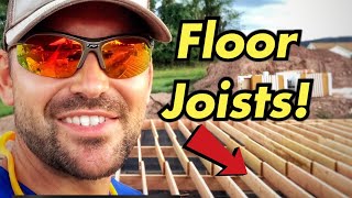 How To Install Floor Joists [upl. by Hales]