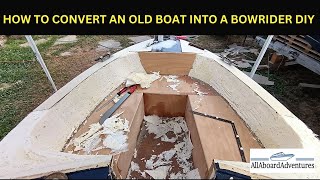 Boat conversion into Bowrider [upl. by Sullivan]