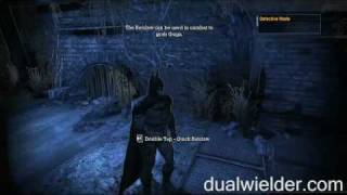 Batman Arkham Asylum Walkthrough  Caves Locate Dr Young Part 1 [upl. by Eittod]