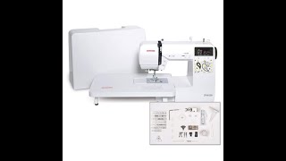 Janome JW8100 Computerized Sewing Machine Demo by Kens Sewing Center in Muscle Shoals AL [upl. by Hecht]