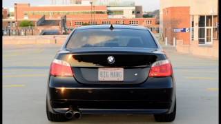 BMW 545i Straight Pipe  REVS FLYBYS amp DOWNSHIFTS [upl. by Una10]