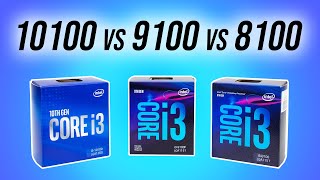 Intel i310100 vs 9100 vs 8100  Does Hyperthreading Matter [upl. by Jolda]