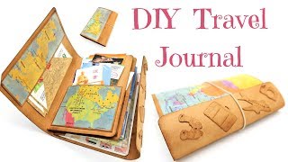 How To Make A Travellers Notebook or Journal [upl. by Atinus]