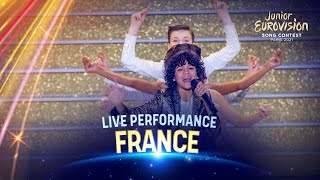 Enzo  Tic Tac  LIVE  France 🇫🇷  Junior Eurovision 2021 [upl. by Daraj]