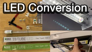 LED Conversion for T8 Tube Bulbs Ballast Bypass Single Ended  Sunco type [upl. by Iruahs371]