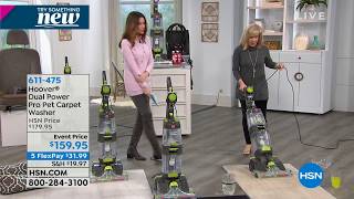 Hoover Dual Power Pro Pet Carpet Washer with Cleaning Solutions  HSN [upl. by Lledraw854]