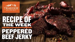 Beef Jerky Recipe  Traeger Grills [upl. by Aceissej]