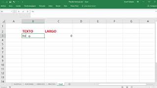 Función LARGO en Excel [upl. by Tucky]