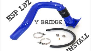 HSP LBZ Duramax Y Bridge Install Part 1 [upl. by Nnairret]