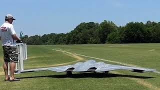 Largest Rc Model Of A Northop B2 Spirit Stealth Bomber [upl. by Sik]