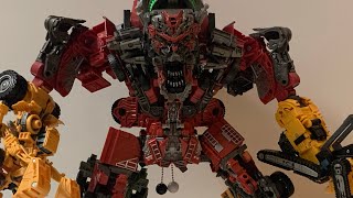 Studio series devastator stop motion REMAKE [upl. by Nickola]