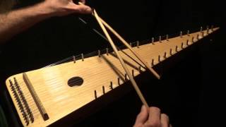 quotGreensleevesquot on Bowed Psaltery [upl. by Neal]