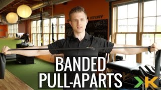 How To Do Banded PullAparts [upl. by Ahsimit]