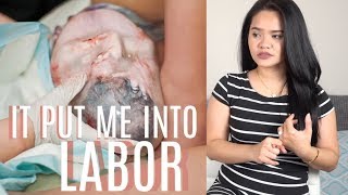 MEMBRANE SWEEPING I PART 1 OF MY LABOR AND DELIVERY STORY [upl. by Eremahs]