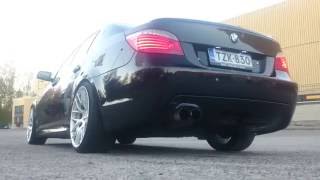 BMW E60 535D MSport Diesel Straight Exhaust sound [upl. by Dominik902]