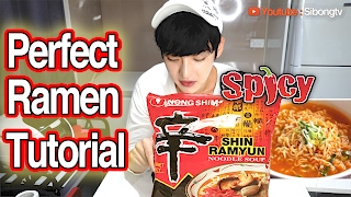 How to cook Korean ramen perfectly  신라면 맛있게 끓이는 방법 [upl. by Hannover]