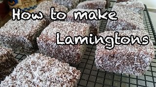 How to make lamingtons [upl. by Tanny]