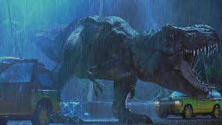 1 hour SFX Sound Effects  TRex Tyrannosaurus Rex roars from Jurassic Park [upl. by Arakahs]