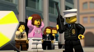 Rocket Cash and Flying Thieves  LEGO City  Mini Movies Ep 2 [upl. by Tihom568]