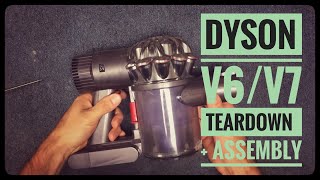 Vacuum repairman shows How to clean a Dyson V6 cyclone properly [upl. by Wolliw]