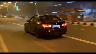 BMW F10 530d Stage 2 with Down Pipe 320 HP  Process and Sound [upl. by Nylemaj]